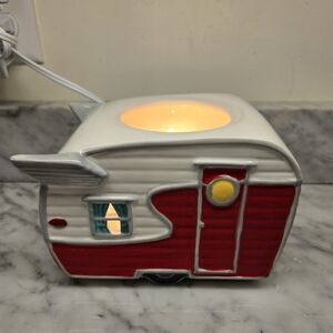 Scentsy Road Less Traveled Camper Wax Warmer, Retired, Travel Camping Theme Cute